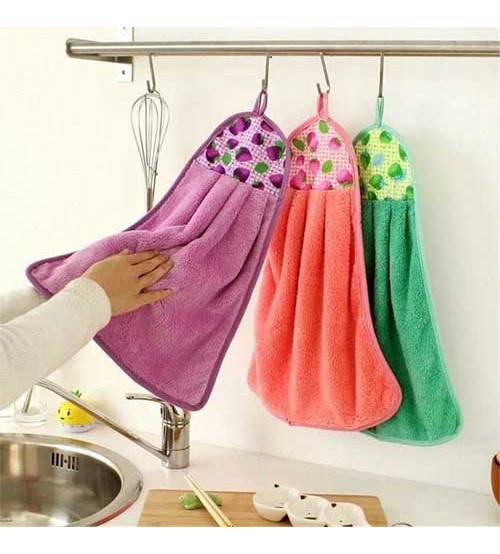 Pack of 3 Hanging Kitchen Towel